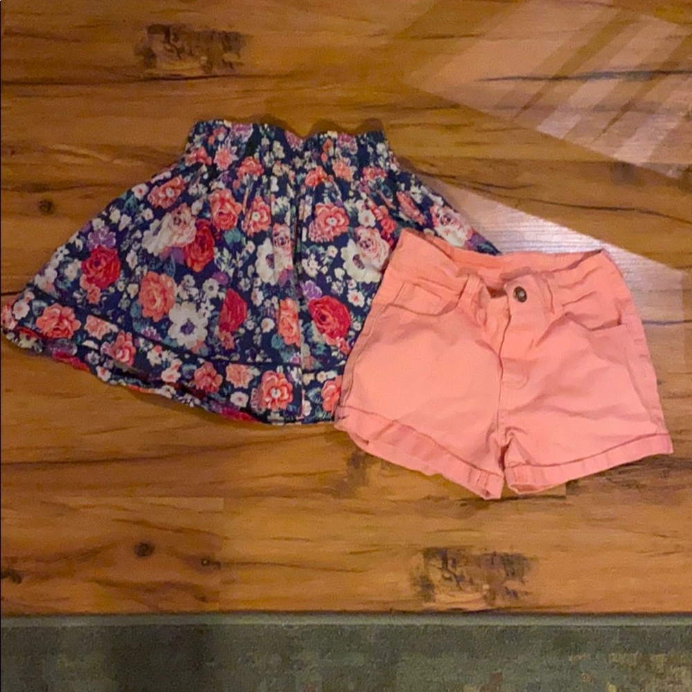 Skirt and shorts